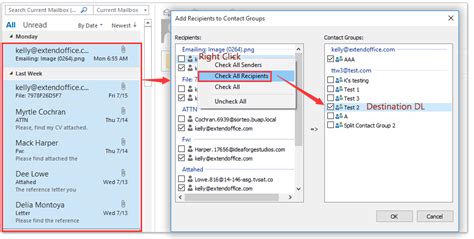 Chat or call email recipients or other contacts in Outlook.